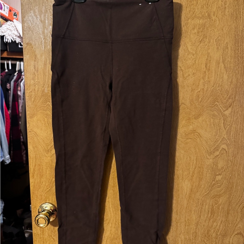 Xersion Chocolate 7/8 Leggings